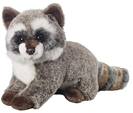 Bauer Spielwaren Deine Tiere mit Herz Waschbär stehend: Kleines Kuscheltier zum Kuscheln und Liebhaben, ideal als Geschenk, 24 cm, braun (12517)