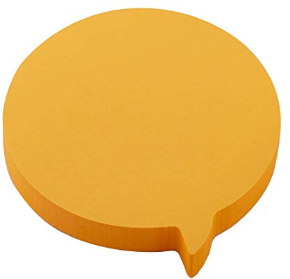 D.RECT 110508 Notizzettel klebend Sticky Notes selbstklebend Haftnotizen 75x75mm 100 Blatt Ballon