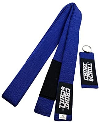 Choke&Chill BJJ Brazilian Jiu-Jitsu - Cinturón de cinturón (A1, 260 cm), color azul
