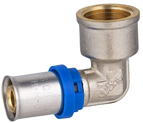 Raccord Multicouche à Sertir Multi profils Coude Ø16 - Femelle 15x21 NOYON & THIEBAULT
