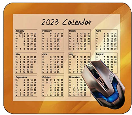 YENDOSTEEN 2023 Kalender Mauspad, Blütenblätter Helle Büro Mauspad