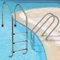 thickvalley Badeleiter Boot Poolleiter, Edelstahl Schwimmdeckleiter Mit Handlauf Und Breiter Pedal 4 Stufen Leiter, Abnehmbare rutschfeste Deckleiter Für Pool/Boot Schwimmbad,B/2nd