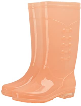 Happyyami 1 Paio Stivali Da Pioggia Scarpe Di Gomma Stivale Da Pioggia Trasparente Scarpe Pioggia in Gomma Stivale Pioggia Trasparente Pvc All'aperto Stivali Antiscivolo Da Donna