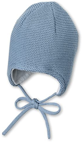 Sterntaler Unisex Kinder Strickmütze Baby Strickmütze mit Fleecefutter, Blau, 33