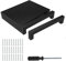 Baoweihua 12 Stück Türgriffe Küche Schwarz mit Lochabstand 192mm, Schrankgriffe mit Schrauben und Installationswerkzeugen, Geeignet für Möbel, Küche und Wohndekoration