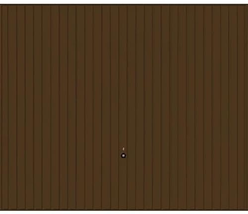 Garagen Schwingtor N80 Berry Pearlgrain Typ 902-4 Größen - 2 Farben (2500 x 2000 mm, Terrabraun RAL 8028)