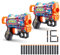 XSHOT Skins Robotnik Menace Blaster (2 Blasters) – Skin mit Sonic The Hedgehog (16 Darts) von ZURU