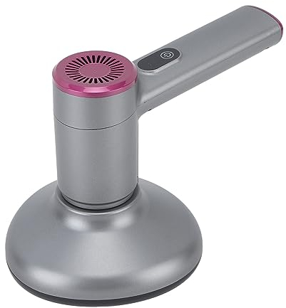 FOLOSAFENAR Vacuum Cleaner, Time-Saving Dust Mite Remover 2600mAh Lightweight ABS UV C Light for Home (Purple Gray)