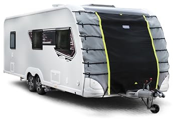 Maypole Cubierta Universal para Remolque Delantero para Caravana con Canal de toldo Ancho 245 – 275 cm, Material Impermeable
