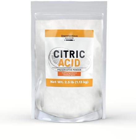 Unpretentious, Citric Acid, 2.5 Lb