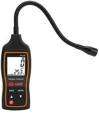 Klimaanlagen-Lecksucher, Lecksucher, Halogen-Kältemitteltester, 0 Bis 1000 Ppm, Ton, Licht, Vibrationsalarm, Gasdetektoren und Alarme