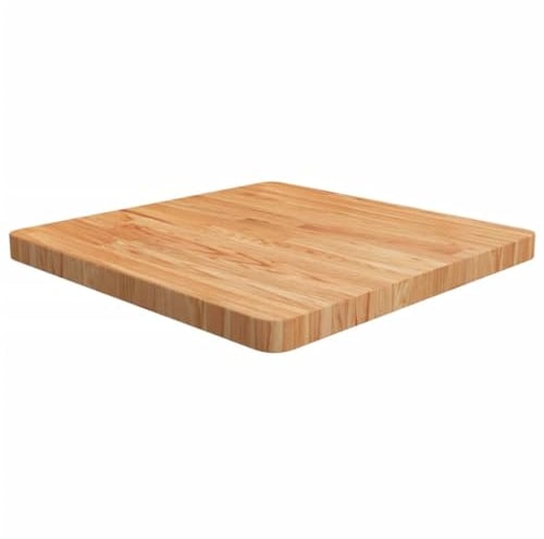 vidaXL Tischplatte Quadratisch Massivholzplatte Eichenplatte Holzplatte Platte Ersatztischplatte Hellbraun 60x60x4cm Behandelte Eiche