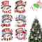 RuiDay 5/6pcs Christmas Tree Pendants, 2024 New 5D Diamond Drawing DIY Xmas Tree Hanging Ornament Kit, Special Shape Diamond Christmas Pendants Decoration (5pcs A)