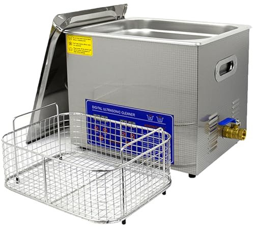 ylpddmm Ultrasonic Cleaning Machine,4L/6L/10L/14L/15L/22L/30L Professional Ultrasonic Cleaner with Digital Timer & Heater for Professional Tools,Metal Parts,Jewelry,Eyeglasses,4L