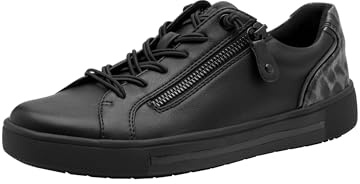 Jana Damen Sneaker flach mit Reißverschluss Vegan