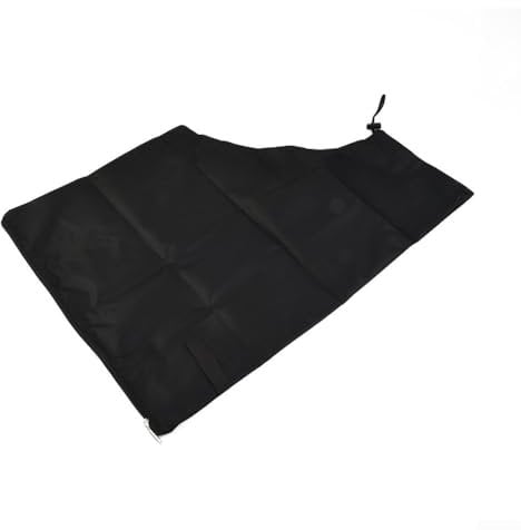 Lastwintersky Leaf Blower Vacuum Bag Leaf Blower Bag Drawstring Design Shredder Replacement Leaf Bag for Garden Cleaning (Black)