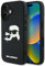 CG MOBILE Karl Lagerfeld HC 3D Rubber Hülle füruble Heads Hülle für iPhone 16 Schwarz