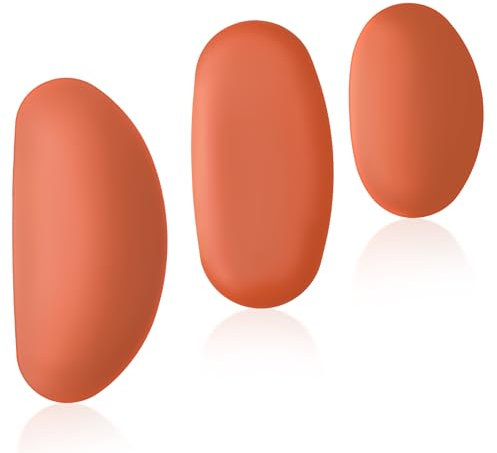 3 PCS Pottery Clay Ribs, Silicone Pottery Clay Tools, Rubber Pottery Rib Ceramic Soft Clay Tools for Potter Clay DIY Crafting Modeling