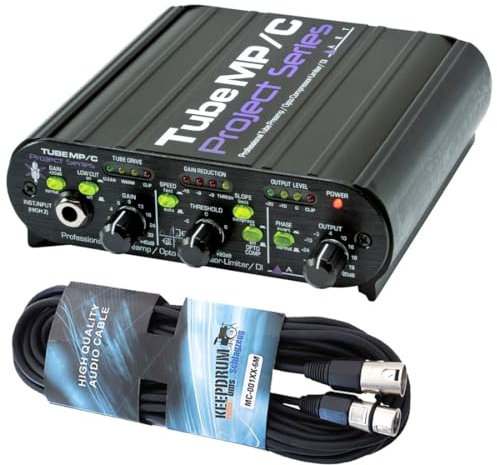 ART Tube MP/C préamplificateur microphone avec compresseur + câble keepdrum XLR 6 m
