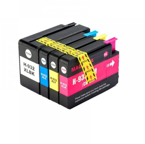 GFJHFDCR Kompatibler Druckkopf Kompatibel mit 932 933 CB863 Kompatibel mit OfficeJet 7510 7110 7612 7610 6700 Drucker(932XL Ink Cartridge)