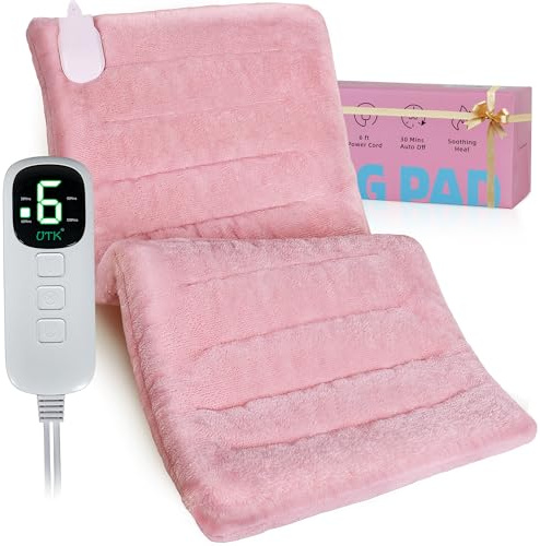 UTK Heating Pad for Body, 12 x 24 (Pink)