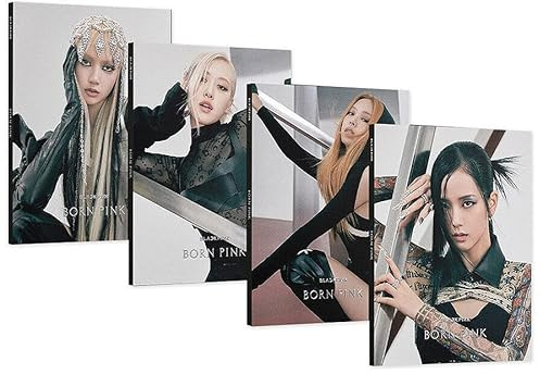 .) BLACKPINK BORN PINK 2nd Album ( JISOO + JENNIE + ROSE + LISA - 4 Ver Full Set. ) K-POP SEALED