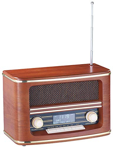 auvisio Digitales Nostalgie-Stereo-Radio mit DAB+, BT, (Versandrückläufer)