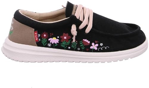 Fusion Damen Slipper in Schwarz, Größe 39