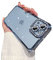 Ownest Compatible with iPhone 14 Case,Sparkle Diamond Camera Len Protector Glitter Clear Case,Crystal Bling Cute Aesthetics Phone Case Shockproof Phone Covers for iPhone 14 -Blue