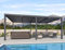 PURPLE LEAF Pavillon 3.65 x 6 m Terrassenüberdachung Freistehend Verstellbaren Aluminium-Lamellen Wasserdicht Stabil Winterfest Pergola mit Lamellendach, Grau