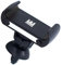 MMOBIEL Support Téléphone Voiture - Rotation à 360° - Clip de Ventilation - Convient à Tous Les Smartphones - Support de Téléphone Mains Libres - Fiable et Stable - Noir