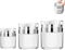 JJiaoLinin Airless Pump Jar,3PCS Airless Pump Bottle Moisturiser Container Vacuum Press Pump Bottle Airless Travel Pump Travel Cream Jar Vacuum Bottle Portable Cosmetic Container,50ml 30ml 15ml