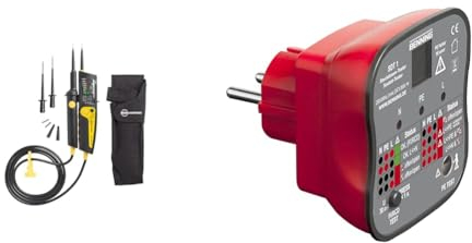 Beha-Amprobe 2100-Gamma Pro Spannungsprüfer mit Messspitzen-Verlängerungskit & Benning SDT 1. Steckdosentester