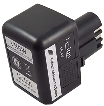 vhbw 1x Batterie Compatible avec Würth ANG 14, ANG 310 Outil électrique, Outil de Pose pour Rivets aveugles (1500 mAh, Li-ION, 14,4 V)