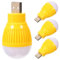 Homoyoyo 4 Stück Usb Kleine Glühbirne Batterie Glühbirnen Usb-nachtlicht Usb-laterne Schminklicht Usb-aufladbares Licht Mini-usb-led-licht Kleines Led-licht Led-leuchte Led Lichter Plastik