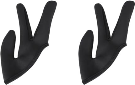 KOMBIUDA 2stücke Hitzebeständiger Haardressinger-handschuh Für Drei Finger Zum Glätten Und Locken Von Haaren Langlebig Und Ergonomisch Für Friseursalons