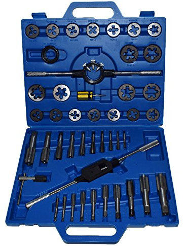 45pc AF Impériale UNF tarauds filières UNC Acier tungstène 1/4 - 1