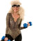 NET TOYS 80er Jahre Body für Frauen Leo-Print | Größe S/M (36-42) | Schrilles Damen-Outfit Peggy Bundy | Der Mittelpunkt für 80er-Party & Fasching