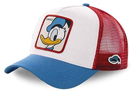 Capslab Donald Duck Walt Disney White Trucker Cap - One-Size