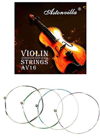 AV16 Professionelle Violinensaiten (E-A-D-G) Cupronickel Saite für 4/4 3/4 1/2 1/4 Geige