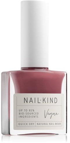 NAILKIND Deep Pink Nail Polish - Pink Elephants - Classic-Finish Nail Varnish - Vegan Nail Lacquer - Peta Certified Cruelty Free - Quick Drying Long Lasting Chip Resistant Manicure - 8ml