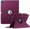 FINTIE Rotating Case Compatible with iPad Pro 12.9 inch (2022/2021/2020/2018, 6th/5th/4th/3rd Generation)-360 Degree Swiveling Protective Cover w/Pencil Holder, Auto Sleep/Wake, Purple
