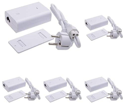 Ubiquiti Networks U-POE-AF PoE-Injektor, Packung mit 5, 2x RJ-45 Ethernet, Schwimmerventil