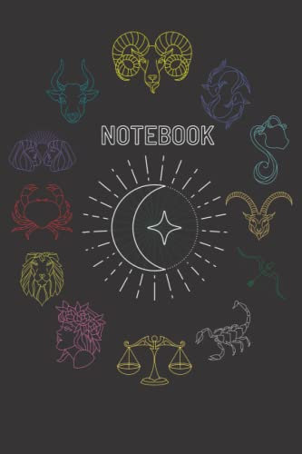 Notebook: Zodiac Blank Lined Notebook