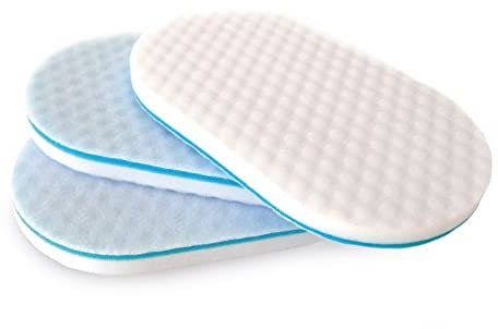 BAYROL Ersatz-Pads (3 St.) für Handbürste mit austauschbaren Reinigungspads Weiß