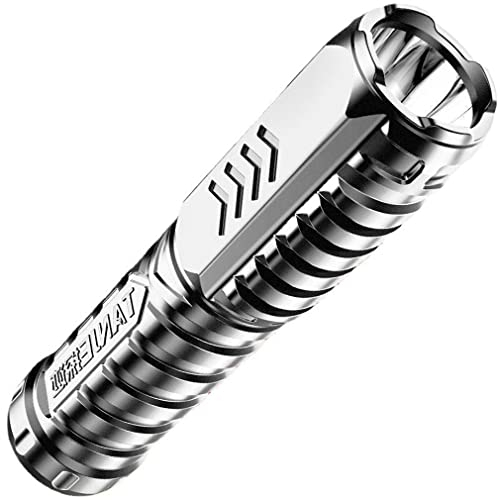 CHENRI Torche LED Multifonctionnelle, Lampe Torche LED, Lampe De Poche Rechargeable, Lampe Tactique de poche 3 Modes IP8 Étanche Pour camping, extérieur, urgences