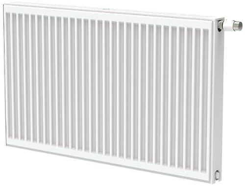 Radiateur eau chaude acier horizontal habillé Novello 8 connections RAL9016 type 22 H600xL400-693W