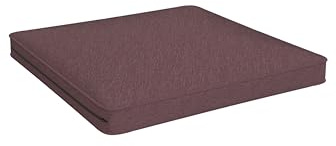 POKAR Loungekissen Sitzkissen Sitzauflagen Stuhl Stuhlkissen für Stuhl Rattanmöbel Gartenmöbel Kissen Outdoor Sitzpolster Lounge Polster 50x50x5 cm, Violett