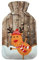 Wärmflasche Gummi Bettflasche 2 Liter mit Polyester Bezug RENTIER Motiv