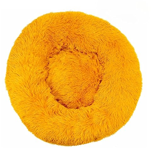 SWZEC hundeliebling Kuscheliges Hundebett Wolke 7 - das Original (80CM,Gelb)